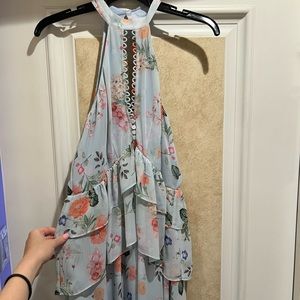 - Express floral mini dress